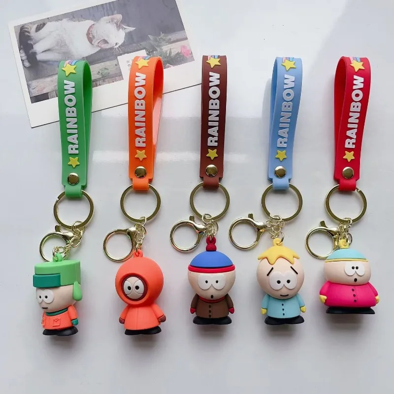 Creative Cartoon Doll South Park Kyle Broflovski Keychain Prívesok