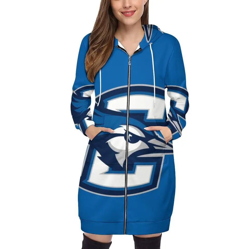 Creighton bluejays módne dámske kapucne nové príležitostné mikiny mikiny mikiny mikiny Tops Creighton Bluejays Atletics