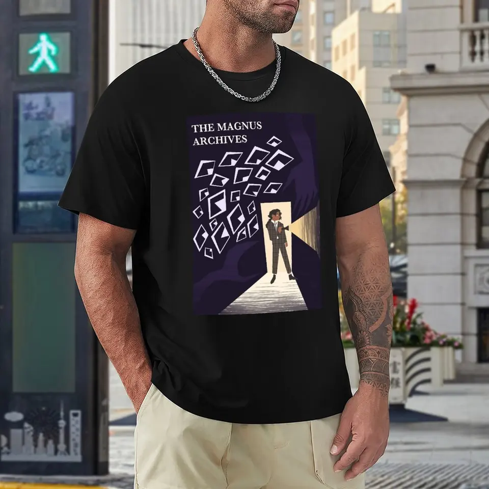 Crewneck Magnus Archives plagát na predaj Tričko Motion Top Tee Casual Graphic Humor Graphic Leisure USA Veľkosť