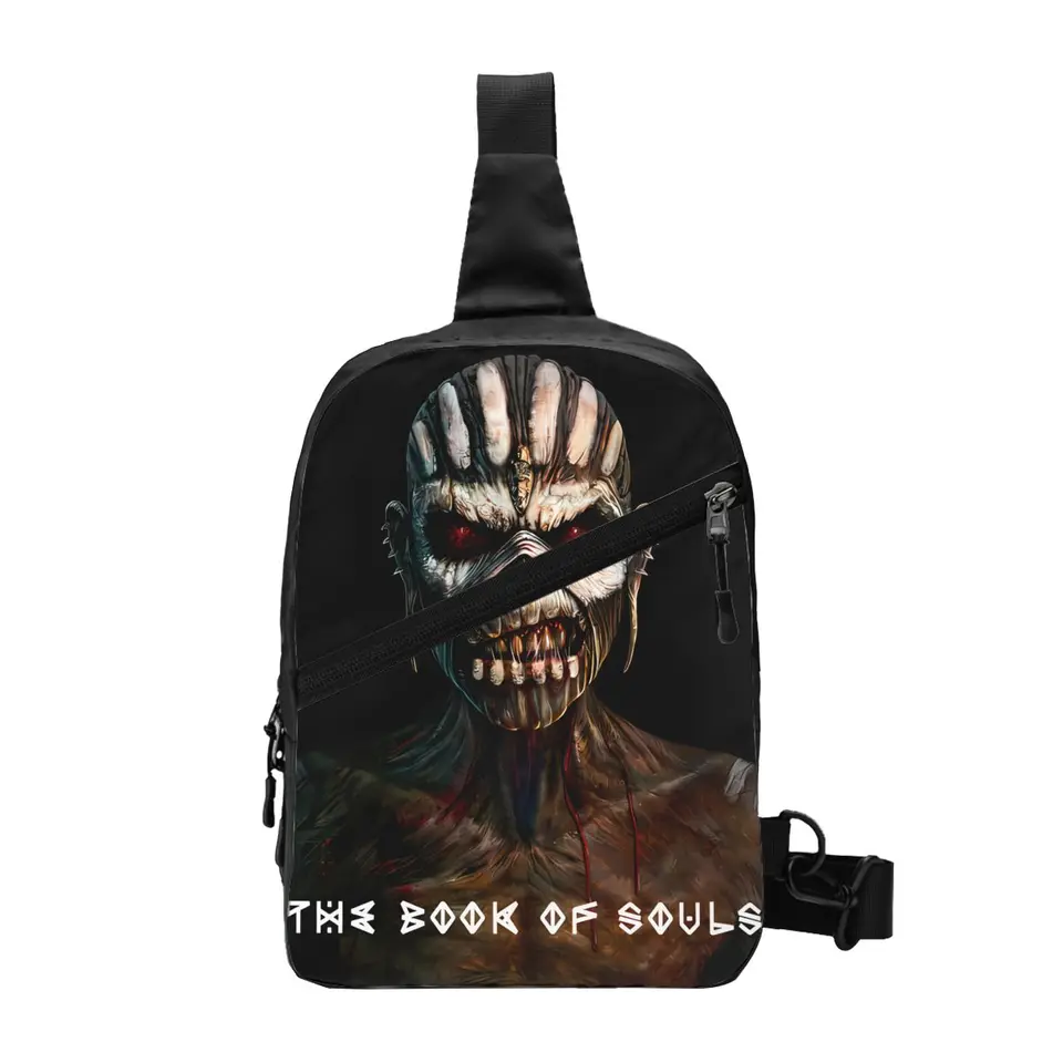 Crossbody Bag Sports the Book of Souls hrudník vrecko unisex žien muž módne ramenné batohy cestovanie