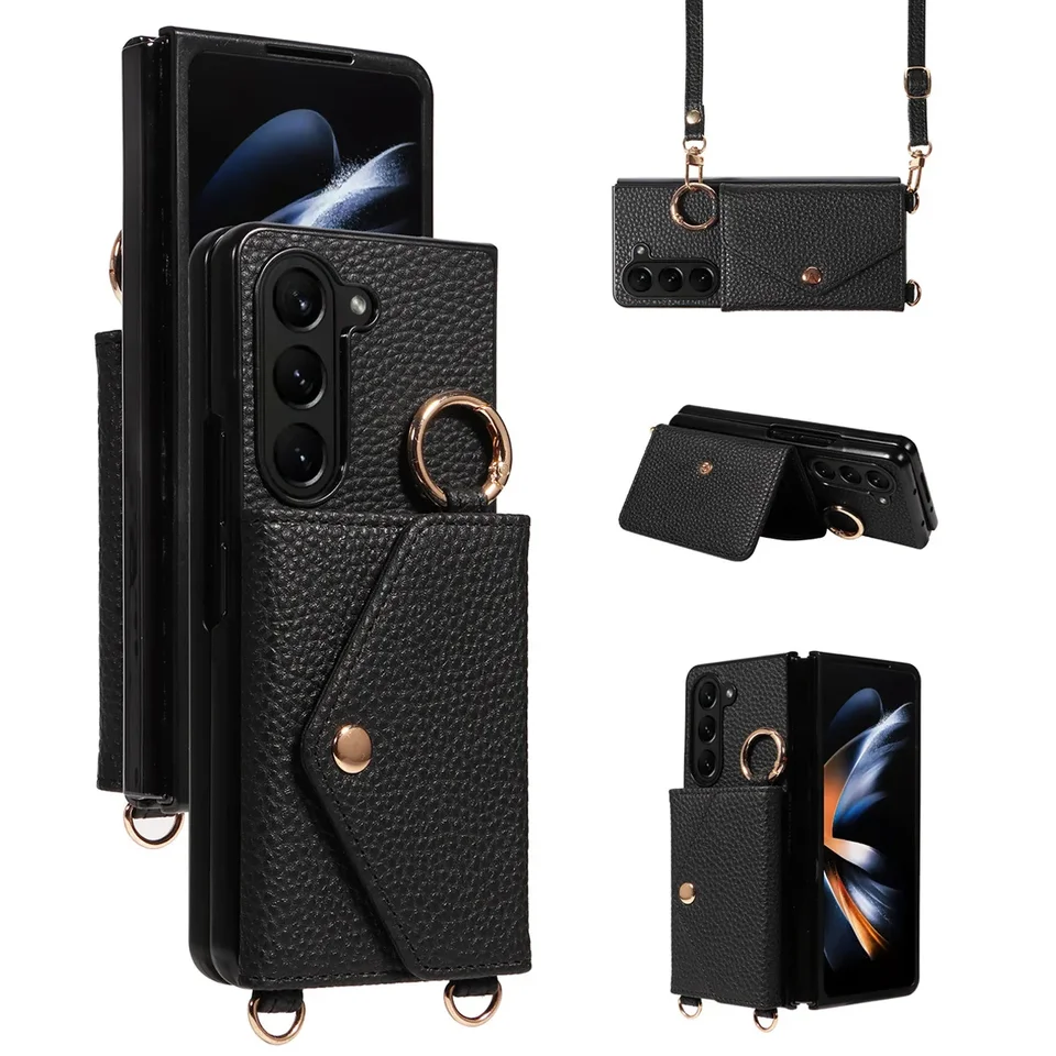 Crossbody Card Pocket Palet Puzdro pre Samsung Galaxy Z Pklad