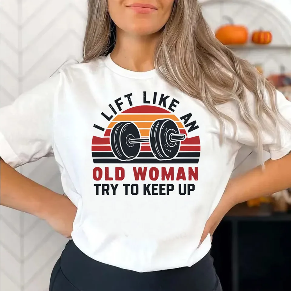 CrossFit Top Tees Girl Pohodlné digitálne priedušné vinobranie psychedelické topené odpaliská popkultúra punk digitálne kórejské oblečenie