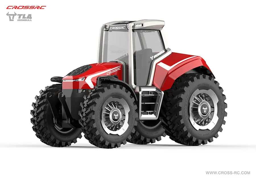 Crossrc 1/8 RC Tractor TL4 Iron Bull Model diaľkového ovládacieho modelu auta Light Motor 2Speed