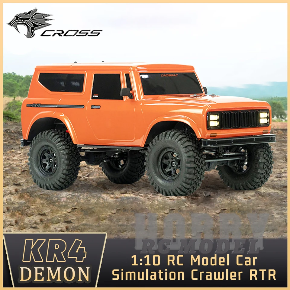 Crossrc Demon KR4 RTR 2,4 GHz 1/10 RC Elektrický diaľkový ovládací model vozidla auta pre dospelé deti Hračky