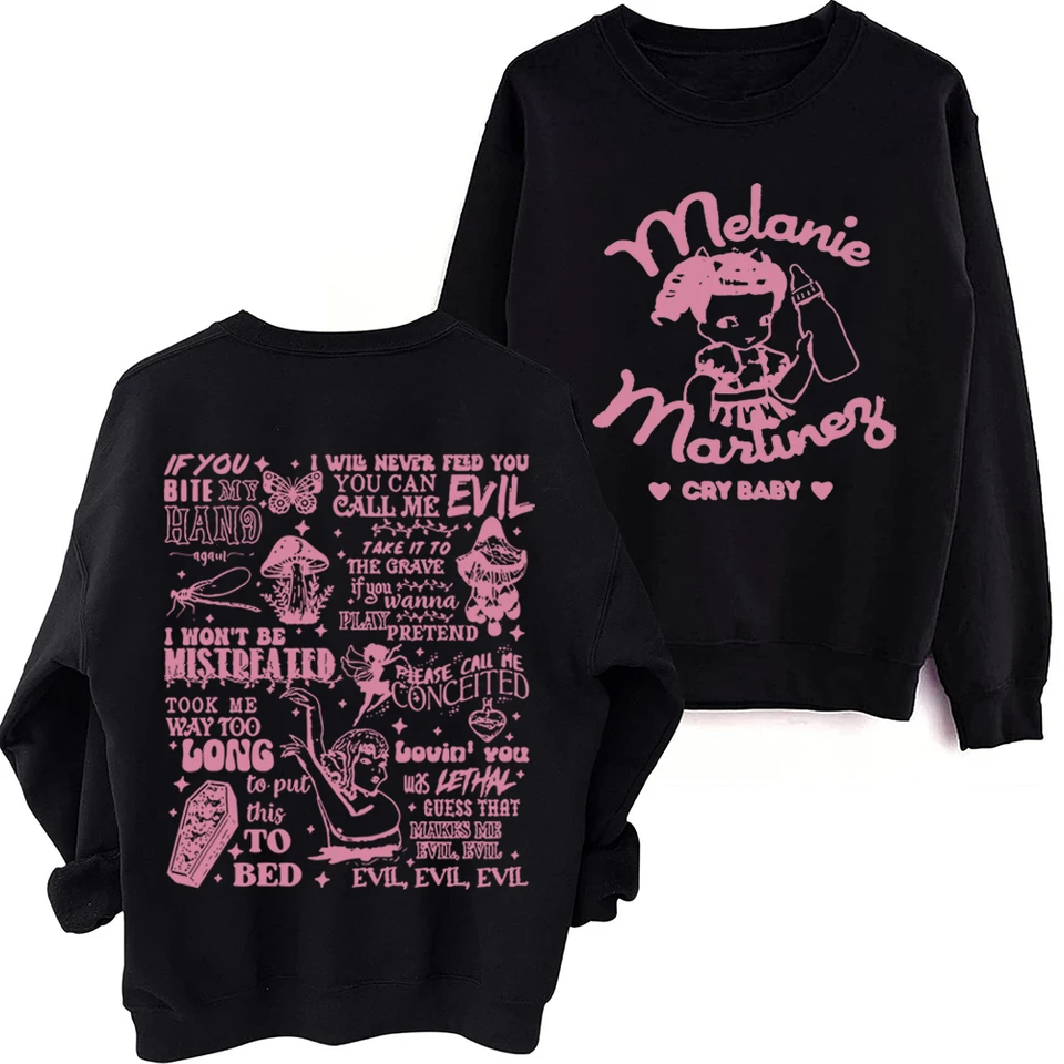 Cry Baby Hoodies Melanie Martinez Trilogy Tour 2024 Portals Album Melanie Martinez mikina mikiny sudaderas