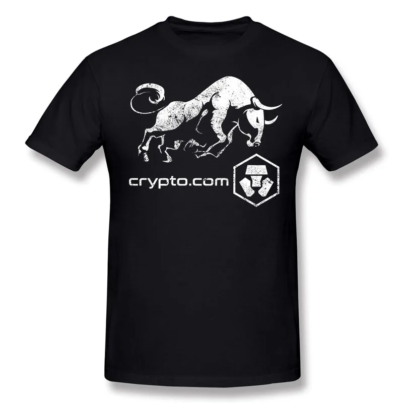 Crypto.com Meo mužské tričká muži Muži kryptomeny vtipné odpalisko jar vtipné manga bavlnené muži vrcholy nadmerné camisas