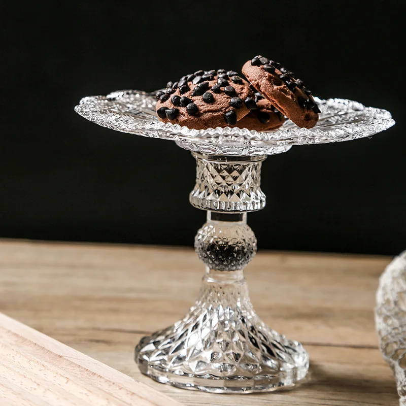 Crystal Glass Cake Stand Cake Display Stop