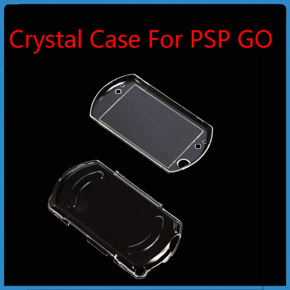 Crystal puzdro pre Sony PSP Go Game Console Clear Tvrdé puzdro kryt pokožky Protect Transparent Crystal Tvrdý kryt Ochranné diely