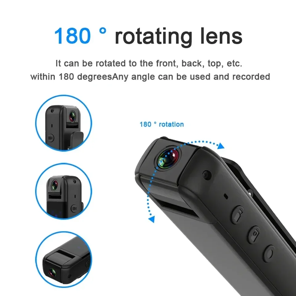 CS05 Prenosná HD 1080p kamerka Bodycam Camera Video Recorder Night Vision Mini Digital Loop Nahrávanie micro vačky Body Camera