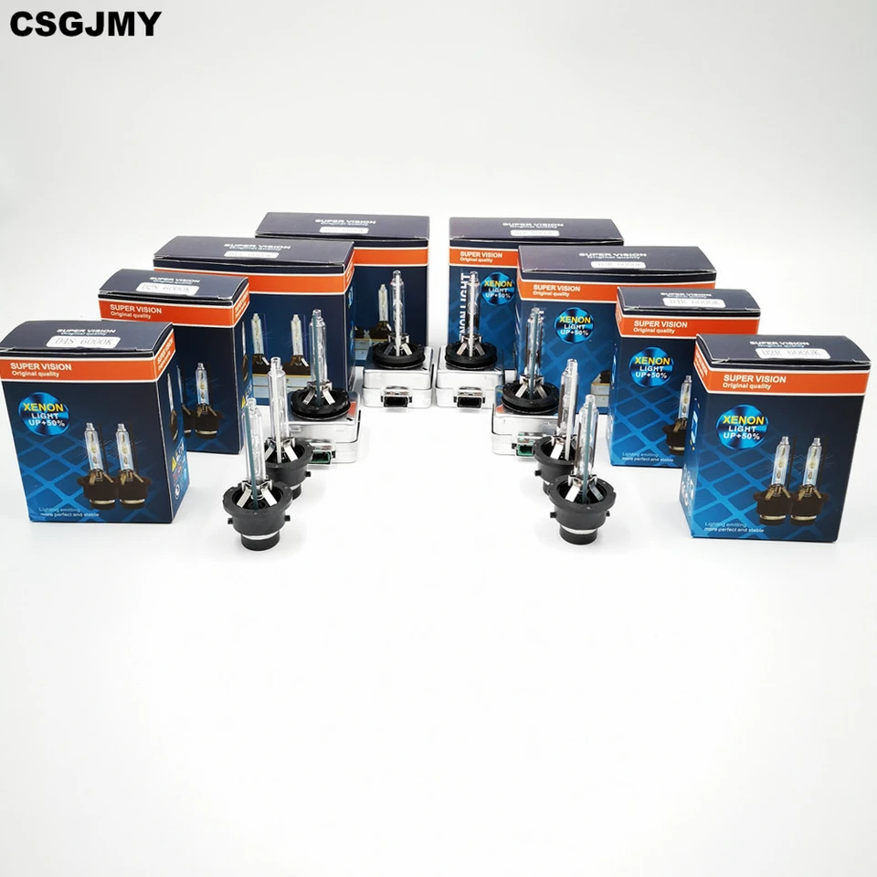 CSGJMY 2PCS D1S D2S D3S D4S HID žiarovky CBI HID XENON HLAVNÉ HLAVY SVELE D1R D2R D3R D4R HEADLAMP 4300K ​​5000K 6000K 8000K 10000K