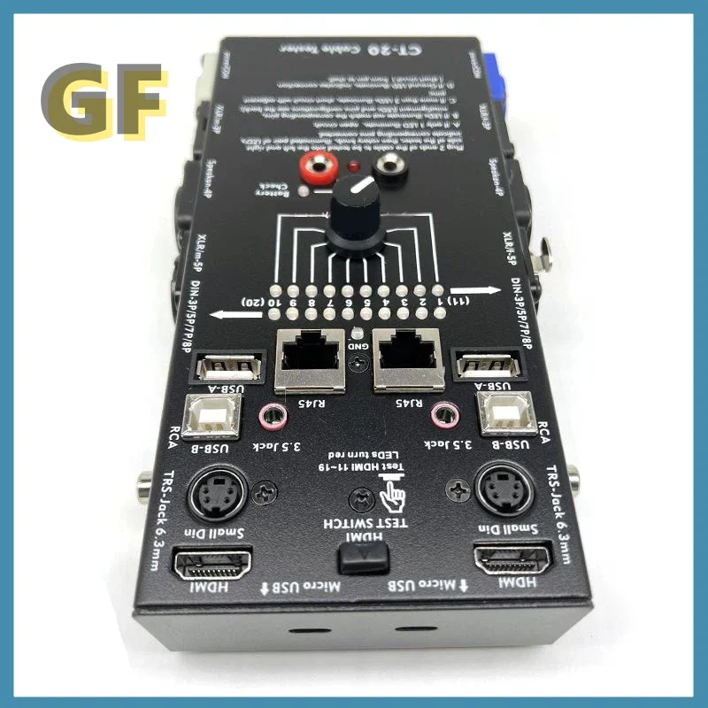 CT-20 Multifunkčný riadok tester Audio Line XLR signálny kábel
