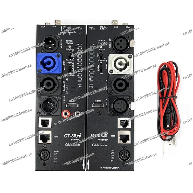 CT-88 samostatný multifunkčný XLR signálny merač HDM Automatický zvukový meter