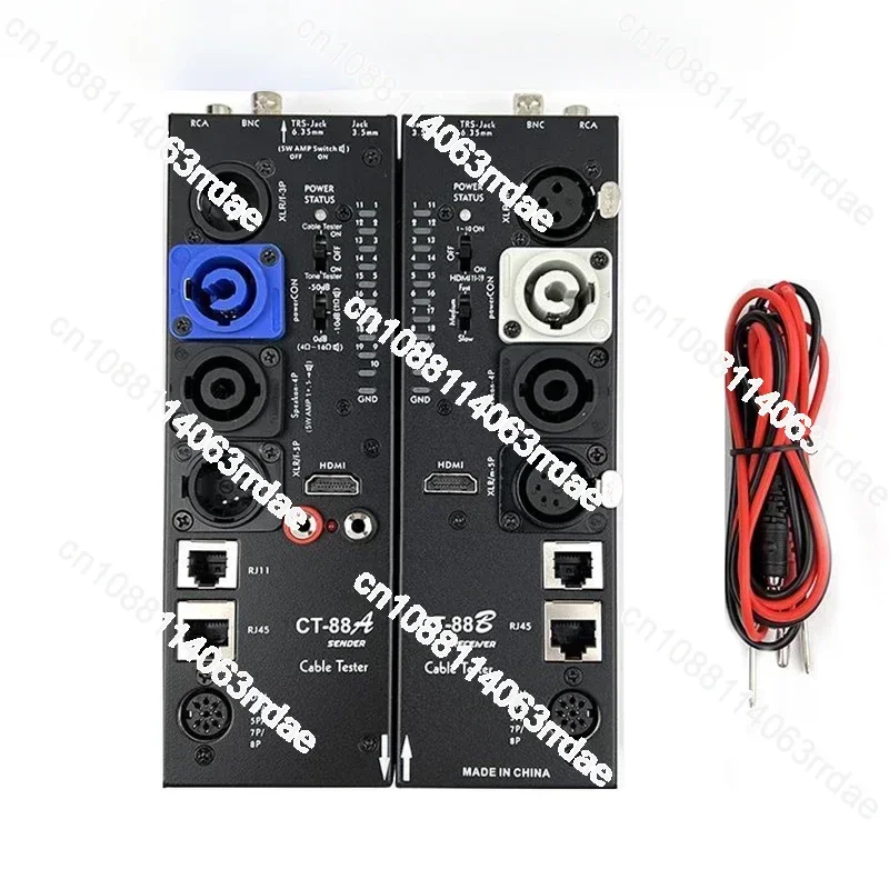 CT-88 samostatný multifunkčný XLR signálny meter hdm automatický zvukový bočný riadok