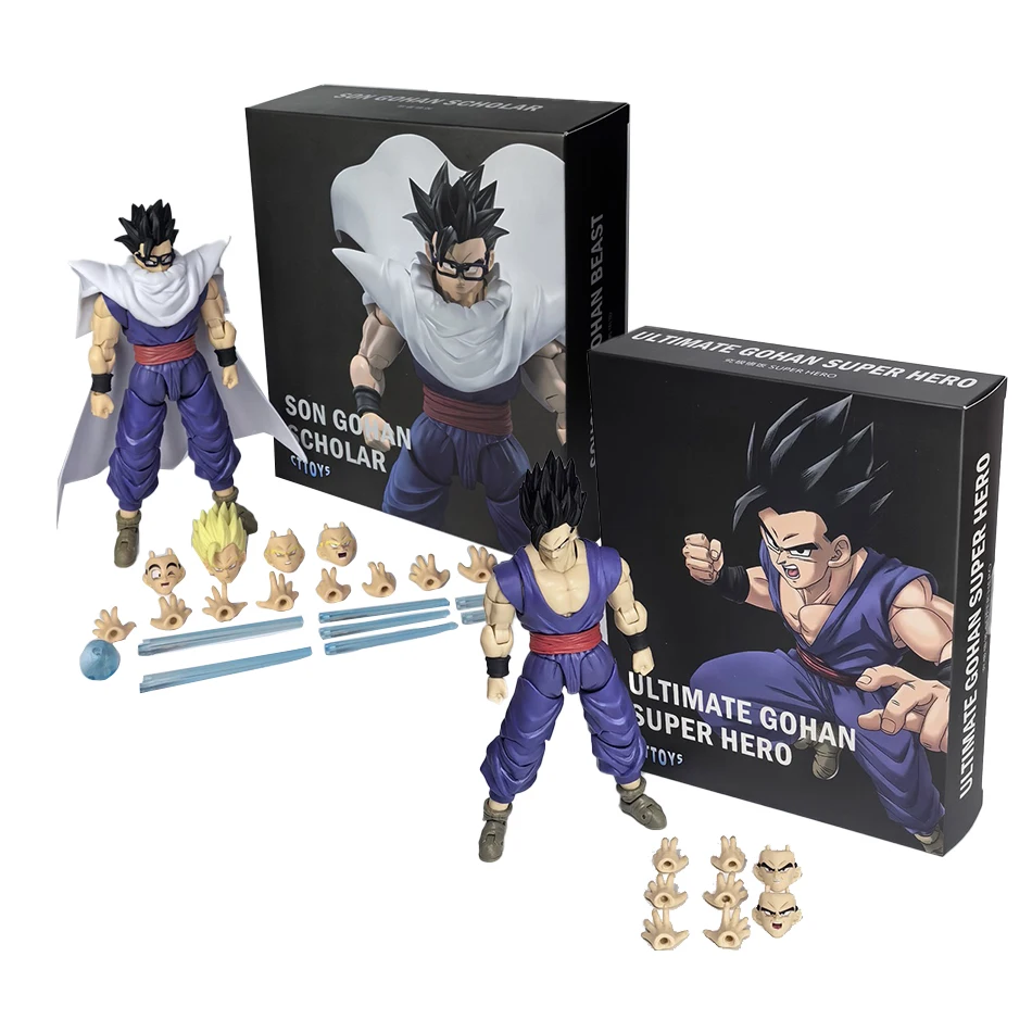 CT Hračky Dragon Ball Action Figure SHF Schola Syn Gohan Anime Figures Ultimate Gohan Super Hero Figures Ornament vianočné darčeky