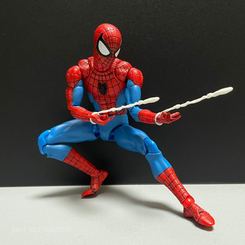 CT Spider-Man Peter Parker Action Figure New Anime Marvel Mafex 185 Spiderman postava úžasný model model bábika vianočné hal darček