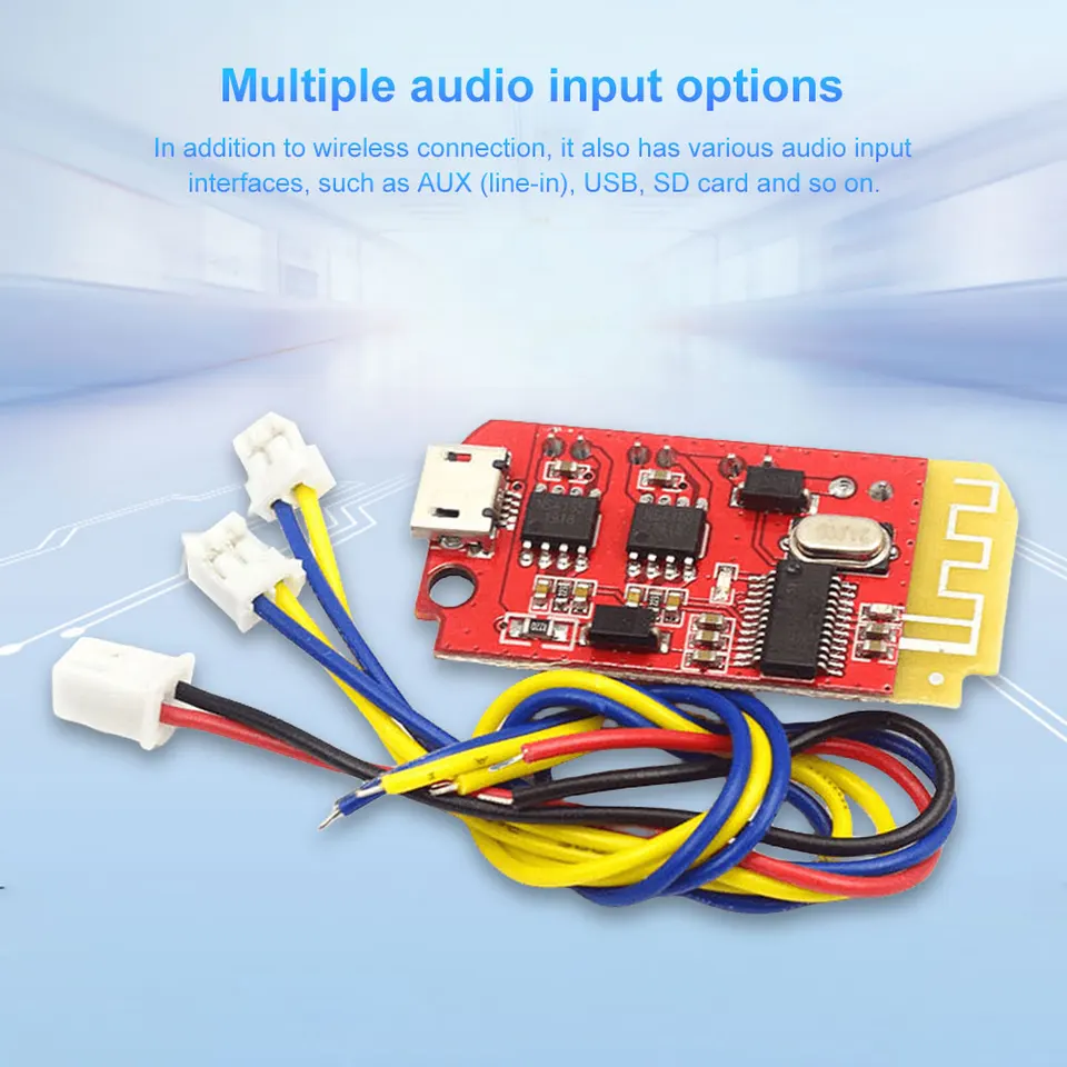 CT14 Micro 4.2 Power AMP doska 5VF 5W+5W Bluetooth kompatibilný digitálny zvukový zosilňovač pre DIY Sound Box Reproduktor Refating