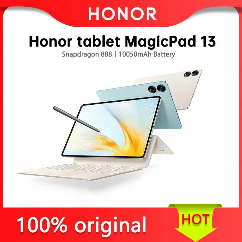 Cti tableta MagicPad 13 palcov 144 Hz obrazovky Snapdragon 888 10050 mAh batéria 13MP Zadná kamera
