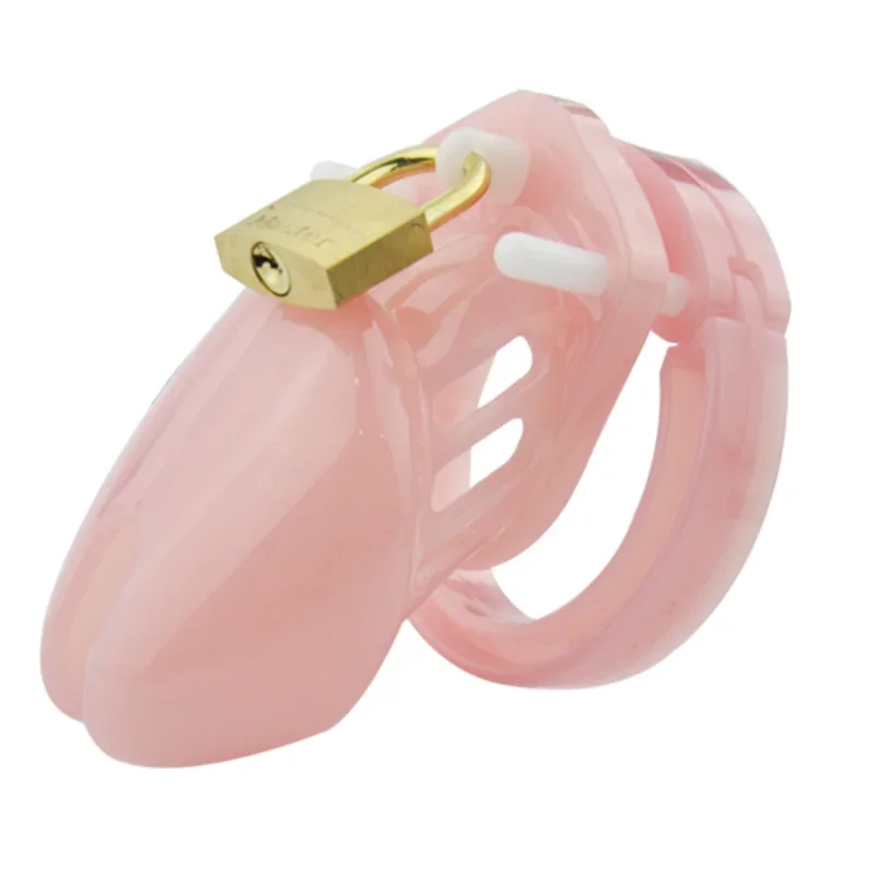 Cudnosť klietka Mužské pohlavné hračky Malé/štandardné mužské cudné zariadenie klietka klietka s 5 veľkosťami krúžkov Mosadz Lock Locking Erotic Uretral