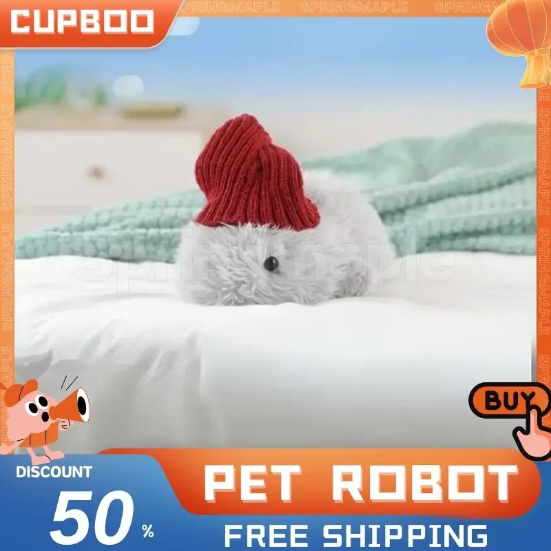 Cupboo Pet Robot AI inteligentný plyšový stroj maznáčik detský spoločník interaktívna robotická izba dekorácia detské hračky vianočné darčeky