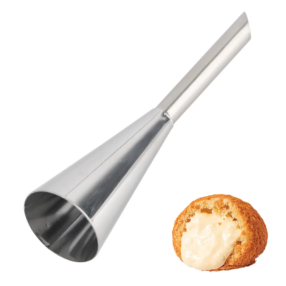 Cupcake Puffs vstrekovanie ruská striekačka z nehrdzavejúcej ocele zdobenie náradia Tryska Tip Tip 1pc krémová poleva na potrubie Trp Tip