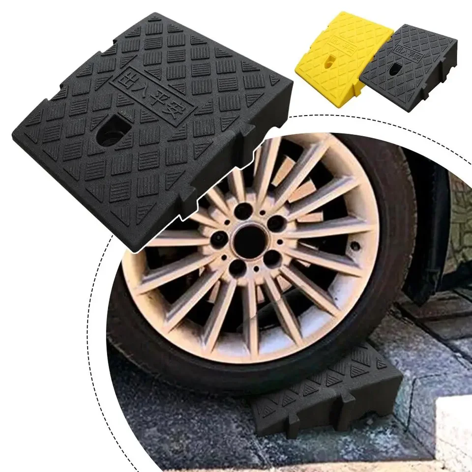 Curb Ramp Plastic 13 cm výška prahu príjazdovej cesty bezplatný zostrihový šmykľavka svahka pre príves prívesový nákladný automobil doplnky