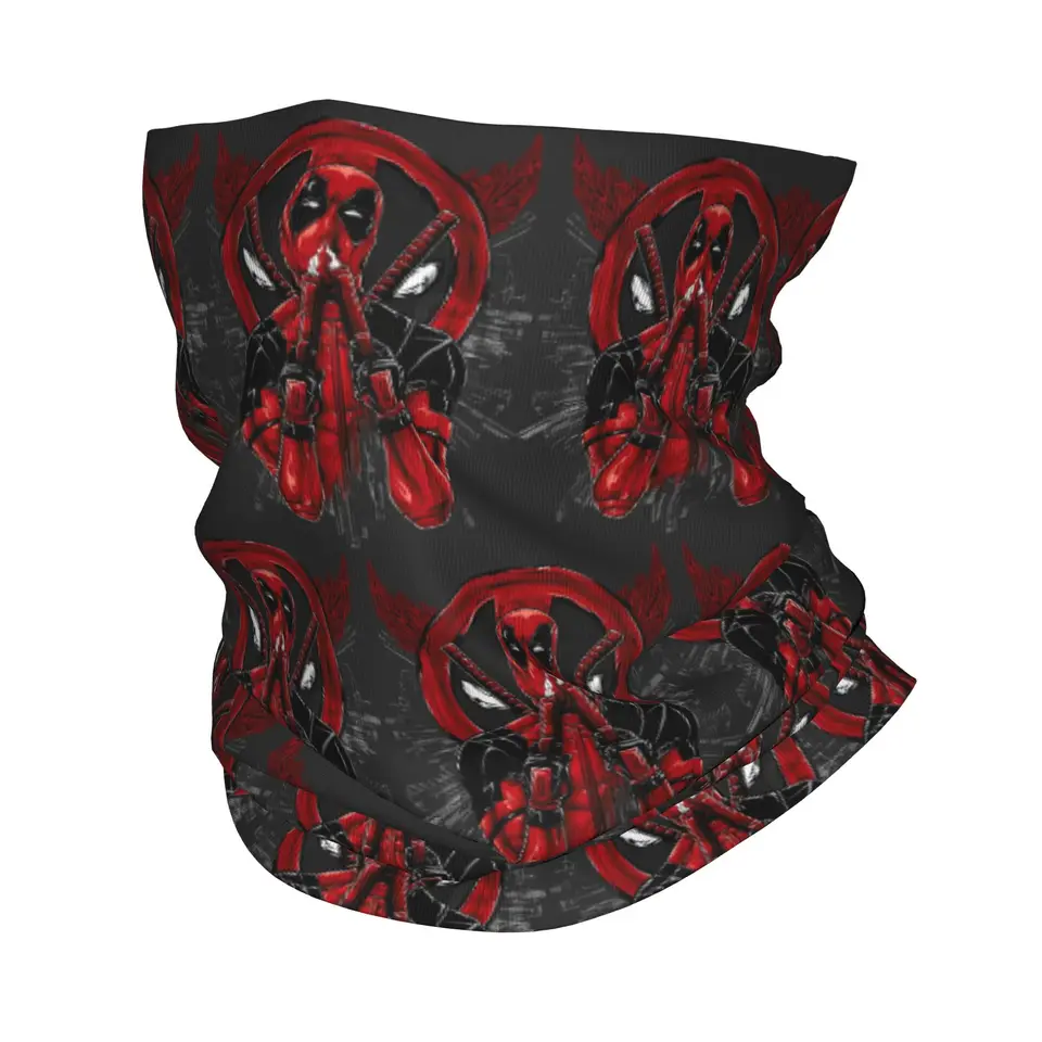 Custom Deadpool superhrdina zimná čelenka krk teplejšie mužy Ženy na turistickú kempingovú trubicu šatku bandana gaiter