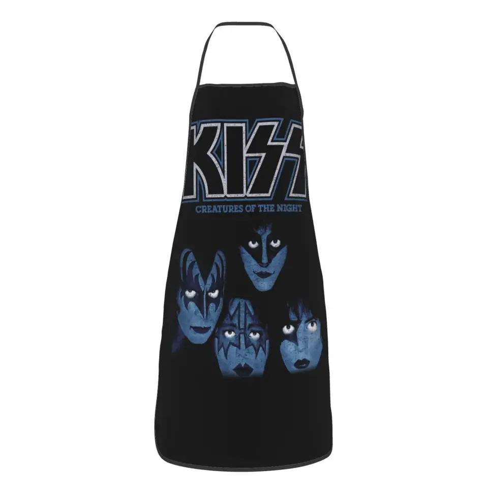 Custom K-bakty tvory nočných kovových vtipných zástery pre mužov Unisex kuchynský šéfkuchár Bib Tablier Cuisine Cooking Pečenie