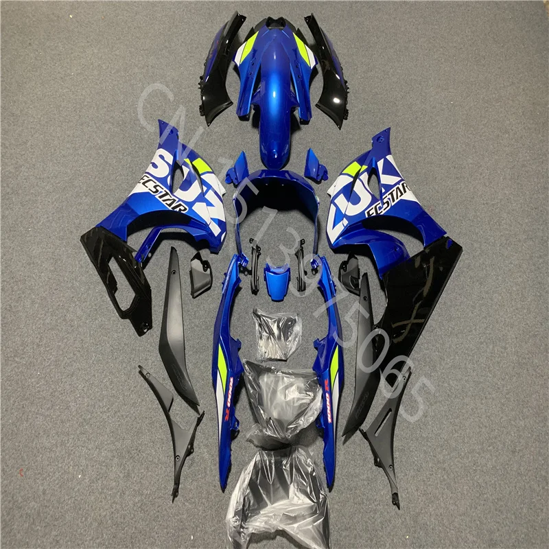 Custom kapotážny súpravy vhodné pre GSXR1000 2017-2021 GSXR 1000 17 -21 Modrá čierna vstrekovanie plastových častí Motobike Saquing