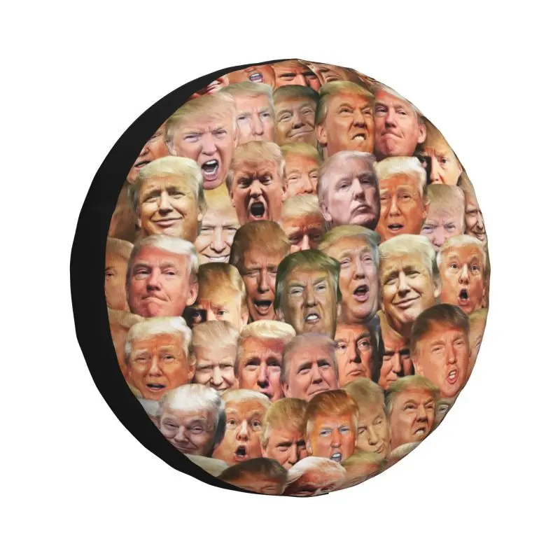 Custom Trump Meme Collage Cover Cover pre Jeep Honda RV American Presidential Trump Tire Protector 14 