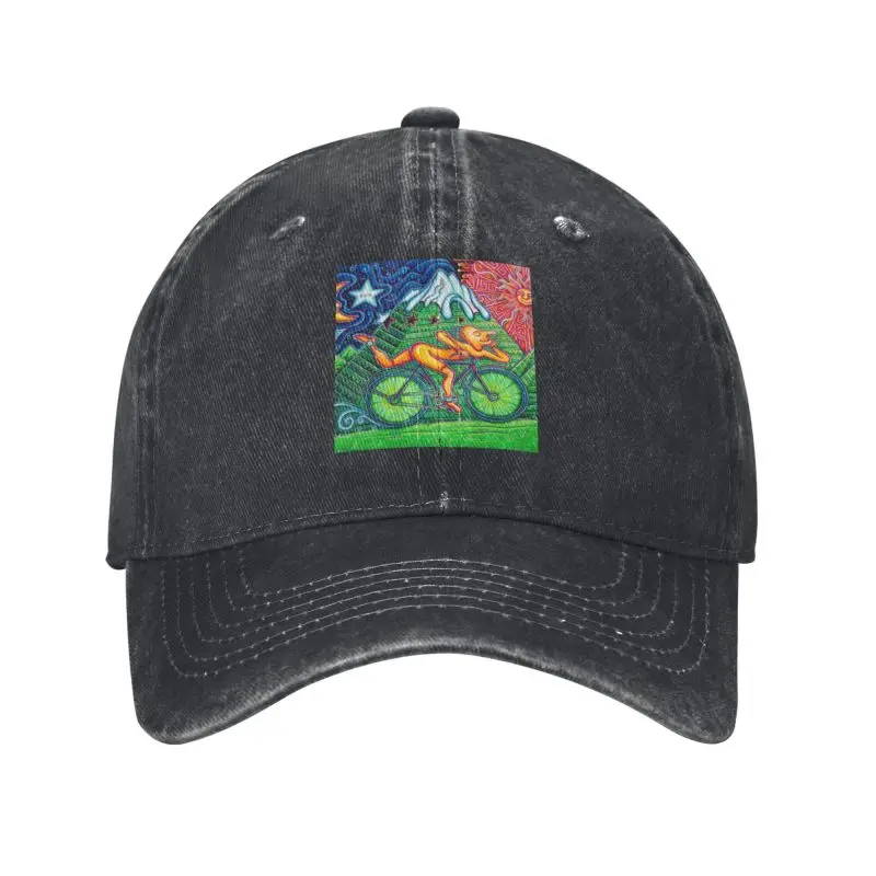 Custom Unisex Cotton Albert Hoffman LSD LSD Deň baseballovej čiapky pre dospelých kyselina blotter Party nastaviteľná klobúk klobúk Sun Snapback Caps