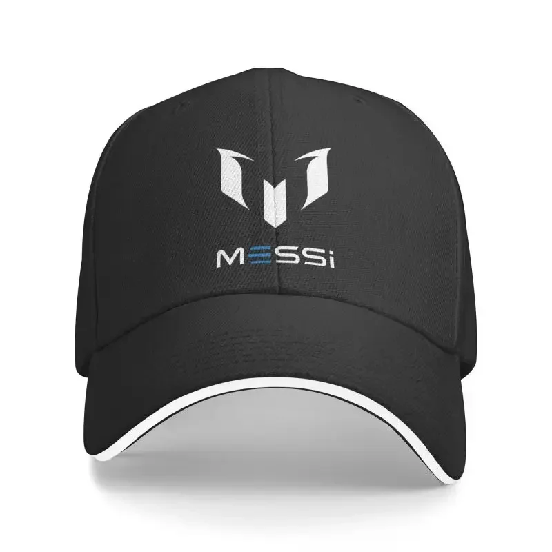Custom White Messis 10 futbalové futbalové baseballové čiapky Ženy Men Prispôsobené nastaviteľné unisexové otec klobúk jar