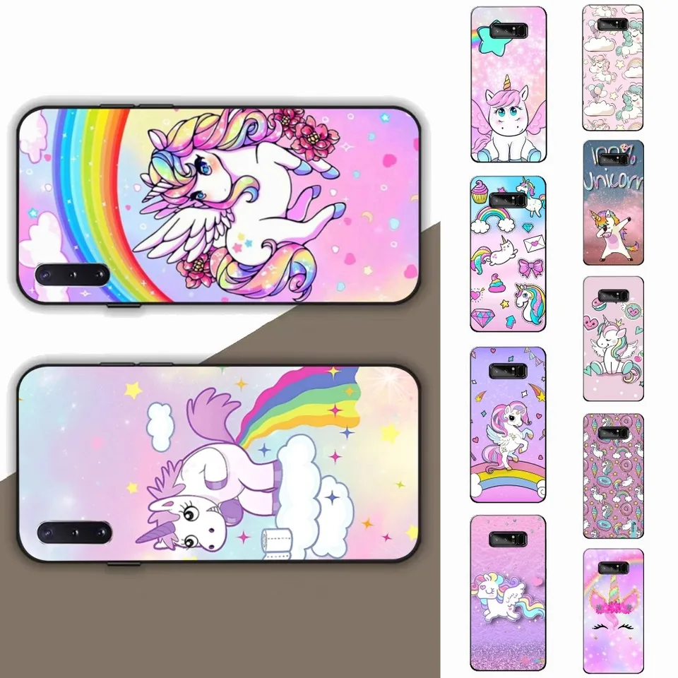 Cute Baby Unicorn Telefón puzdro pre Samsung Note 8 9 10 20 Pro Plus Lite M 10 11 20 30 31 31 51 A 21 22 42 02 03