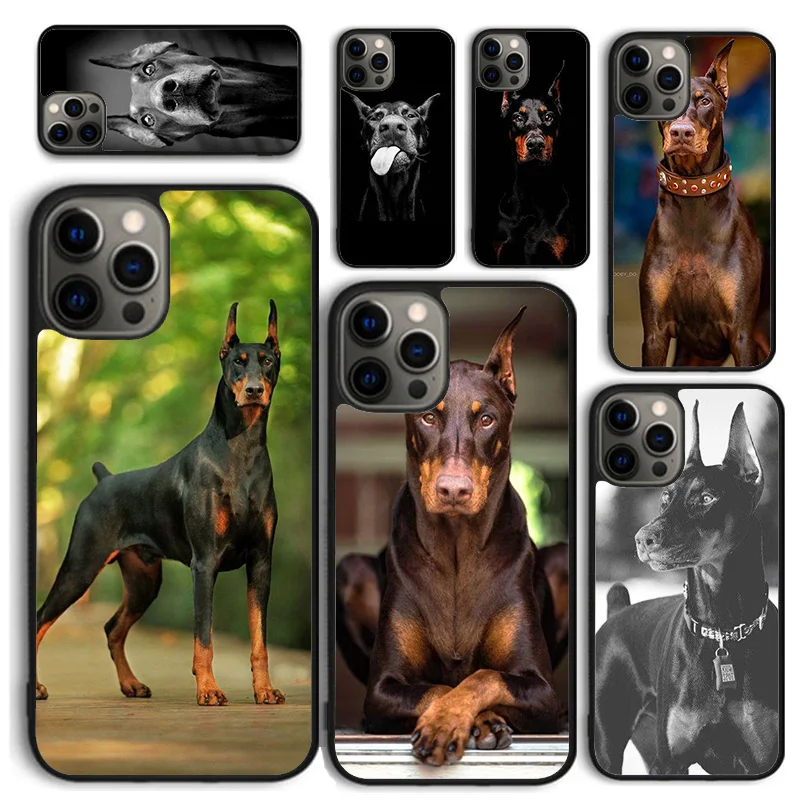 Cute Doberman Dog Breed Case pre iPhone 16 15 14 12 13 Mini Plus xs xr 11 Pro Max
