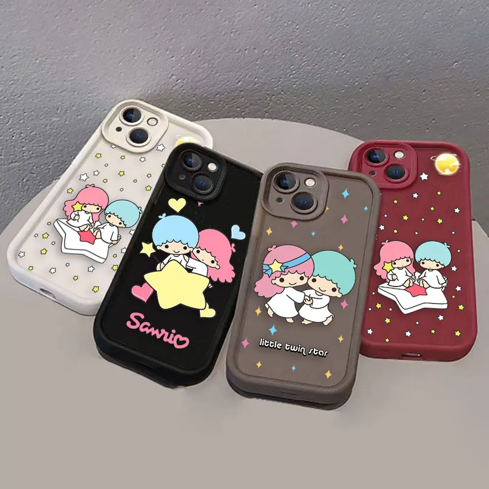 Cute Little Twin Star Phone pre puzdro pre Samsung A03 A04 A04E A04S A05 A05S A10S A11 A12 A14 A15 A20 A22 F12 M12 M22 M54 4G 5G Prípad