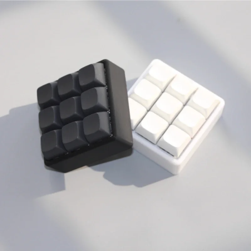 CV09 Vlastná DIY MINI Klávesnica QMK Firmware Layout PROG RAMMABLE Via Key Hot Plug Kit Prispôsobte RGB 9key Makro klávesnice