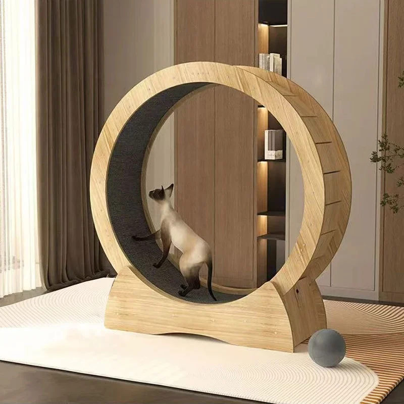 CVISTLIVÉ koleso pre vnútorné mačacie koleso s kobercami s kobercami CAT Sport Bežecké koleso pre dlhšiu životnosť Kitty