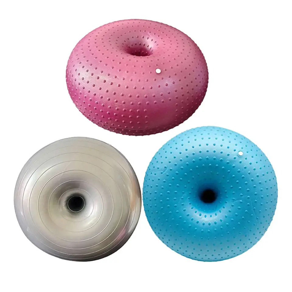 Cvičebná lopta hrubá PVC 21,65 palca Donut Ball For Yoga Core Training Home