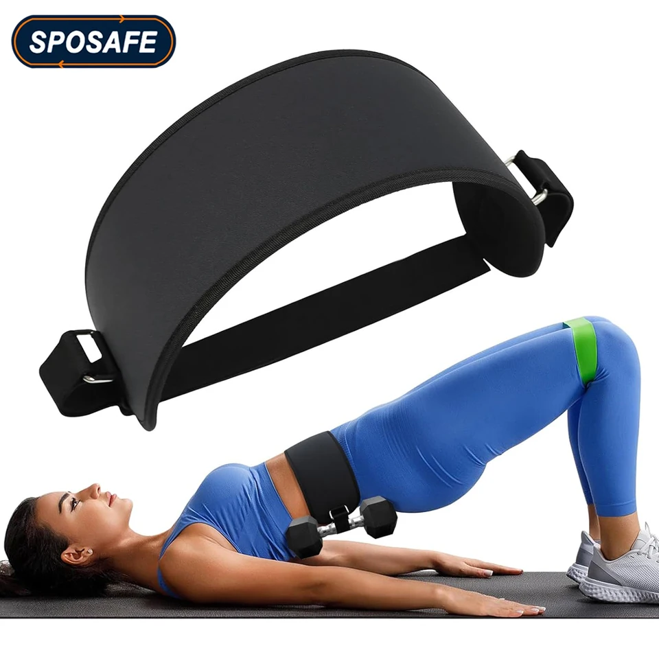 Cvičenie bedrového pásu Glute Trainer, nastaviteľný bedrový ťah pre činky