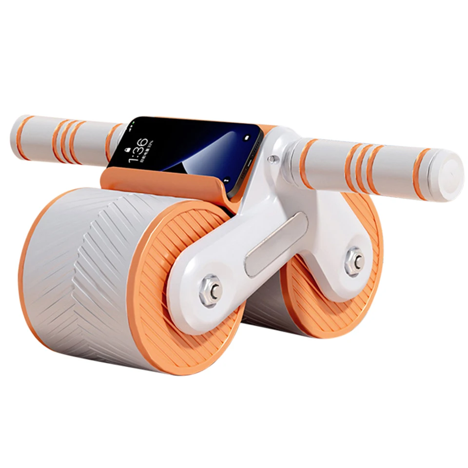 Cvičenie brušného kolesa Dvojica kolesa Dizajn brušného kolesa Automatické odskočenie Mute Home Gym Fitness Equipment