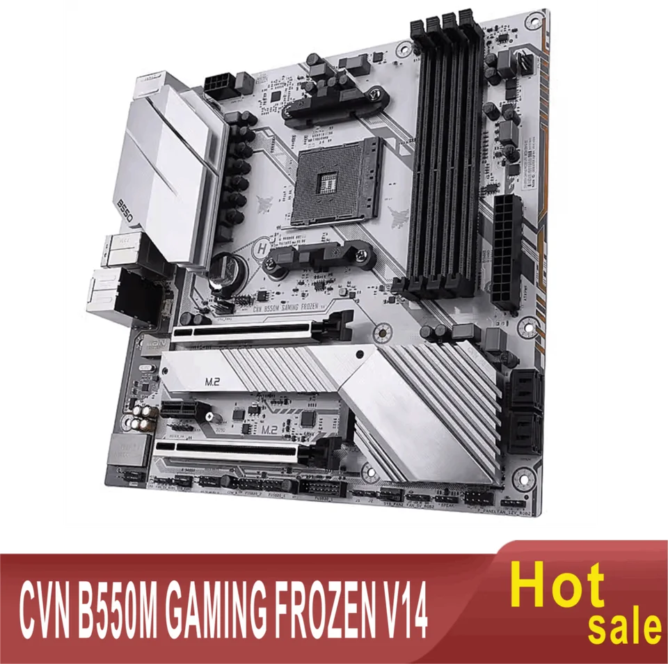 CVN B550M Gaming Frozen V14 128 GB AM4 DDR4 Micro ATX B550 100% Testovaná plne práca