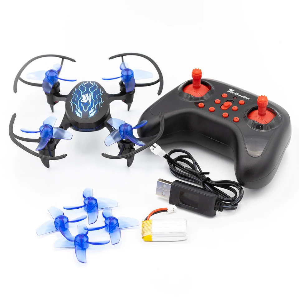 Cyber-Rex Thrillmotion Mini RTF Drone RC Nano Quadcopter Hold Hold/360 Flip/Flipless Režim pre deti a dospelých Darček pre začiatočníkov