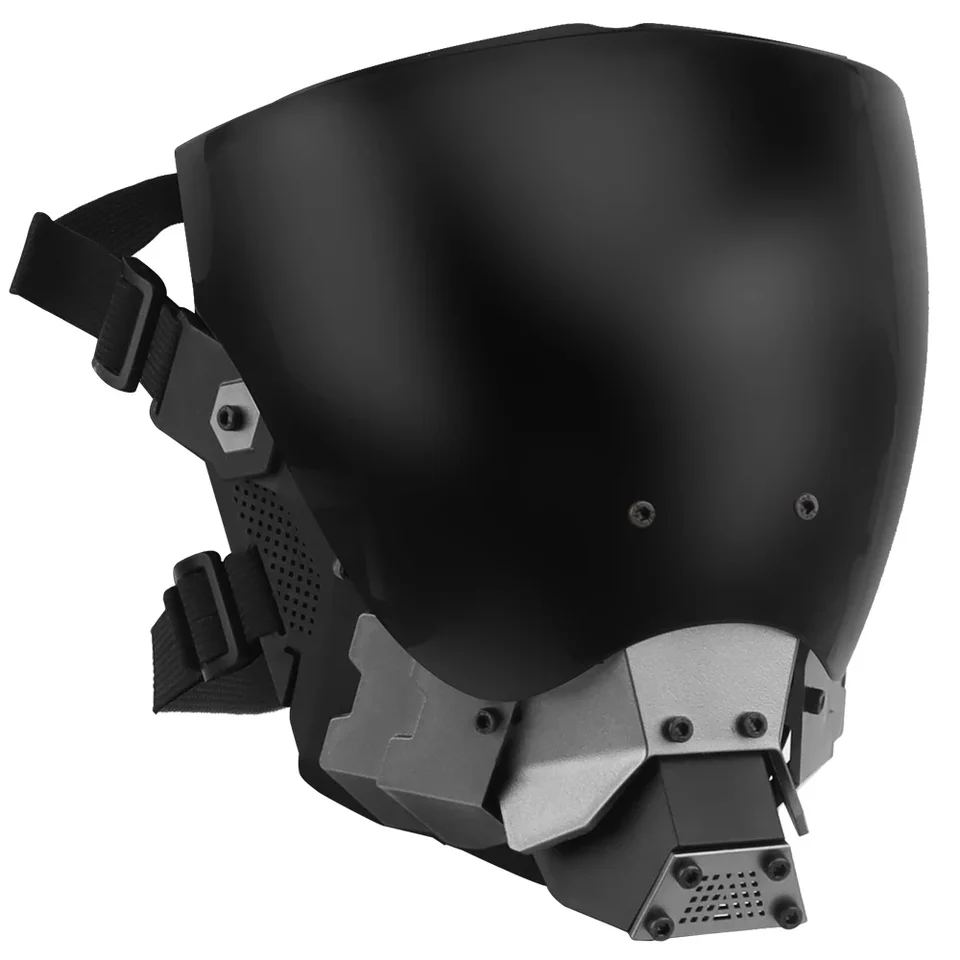 Cyberpunk Commander Mask - Samurai Helma - taktická prilba ROLE -Play Halloween Prop