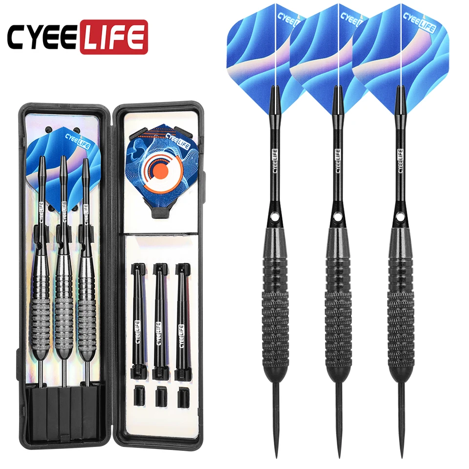 Cyeelife New 18G 20G 22G 24G Profesionálny oceľový tip Šípky s chladným perom listy lety pre vnútorné hry