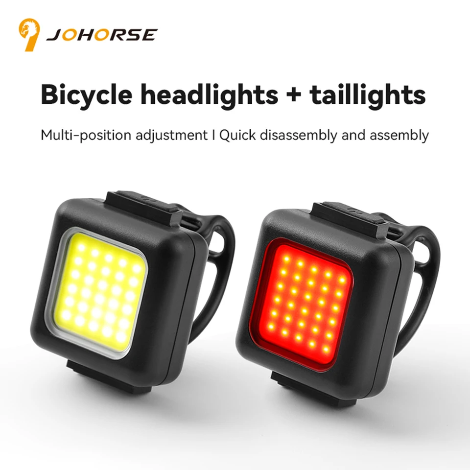 Cyklistické bicykle predné zadné svetlo sada bicyklov typu C nabíjanie svetlo svetlo MTB nepremokavá zadná zadná zadná tabuľa LED LED LED LED LED