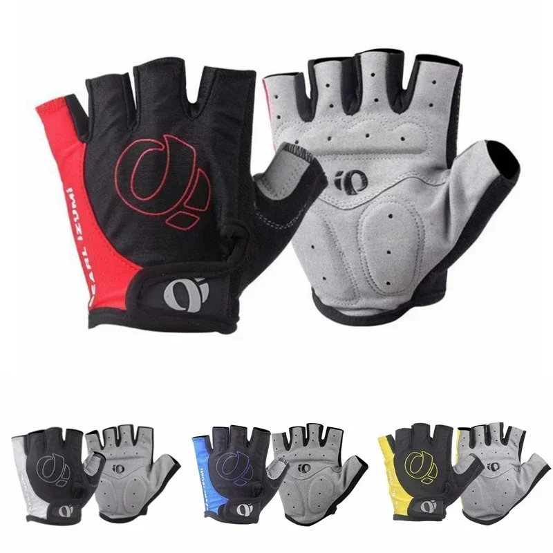 Cyklistické rukavice napoly prstový gél Anti-skĺznutie anti-sweat cyklistických rukavíc pre mužov MTB rukavice napoly prstové gélové cyklistické vybavenie