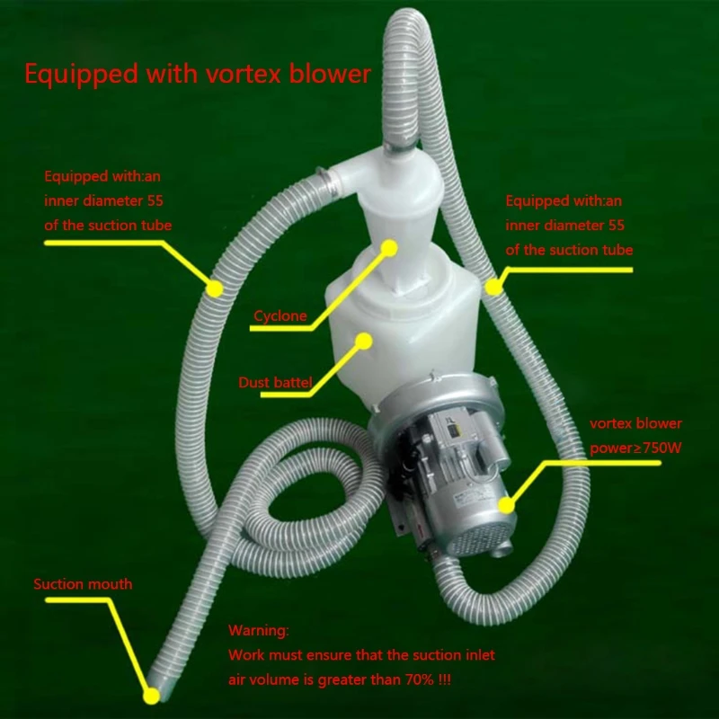 Cyklónový kolektorový filter Turbokón cyklón bez prírubovej základnej sady Nástroj Nové dropship