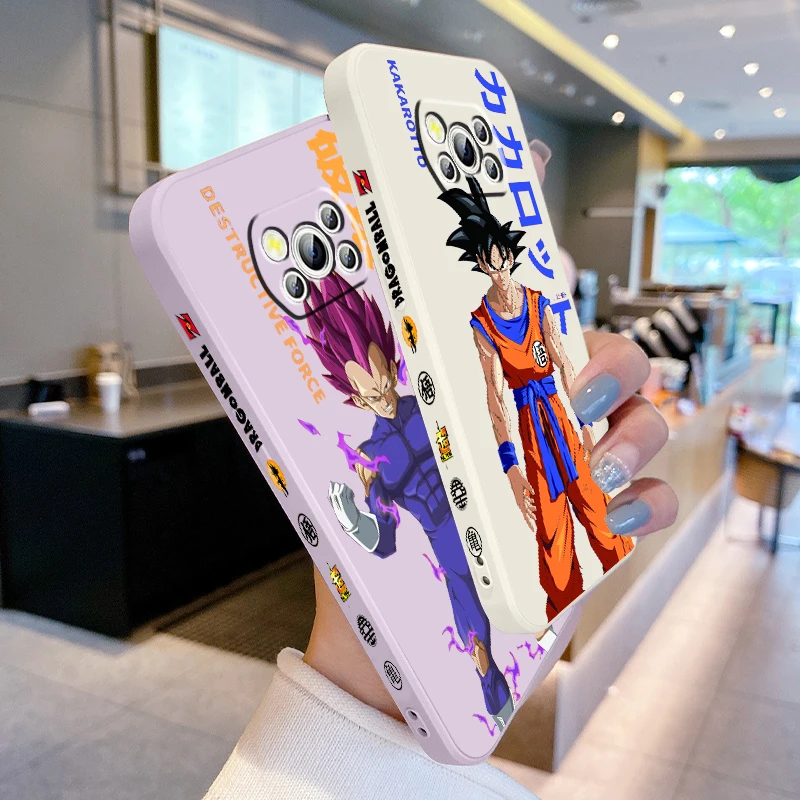 D-Dragon Ball Frieza Trunks Liquid Left Lany pre Xiaomi mi POCO x6 x5 x4 x3 m6 m5 m5s m4 m3 f5 f4 f3 pro 5g fonda Pase Puzdro
