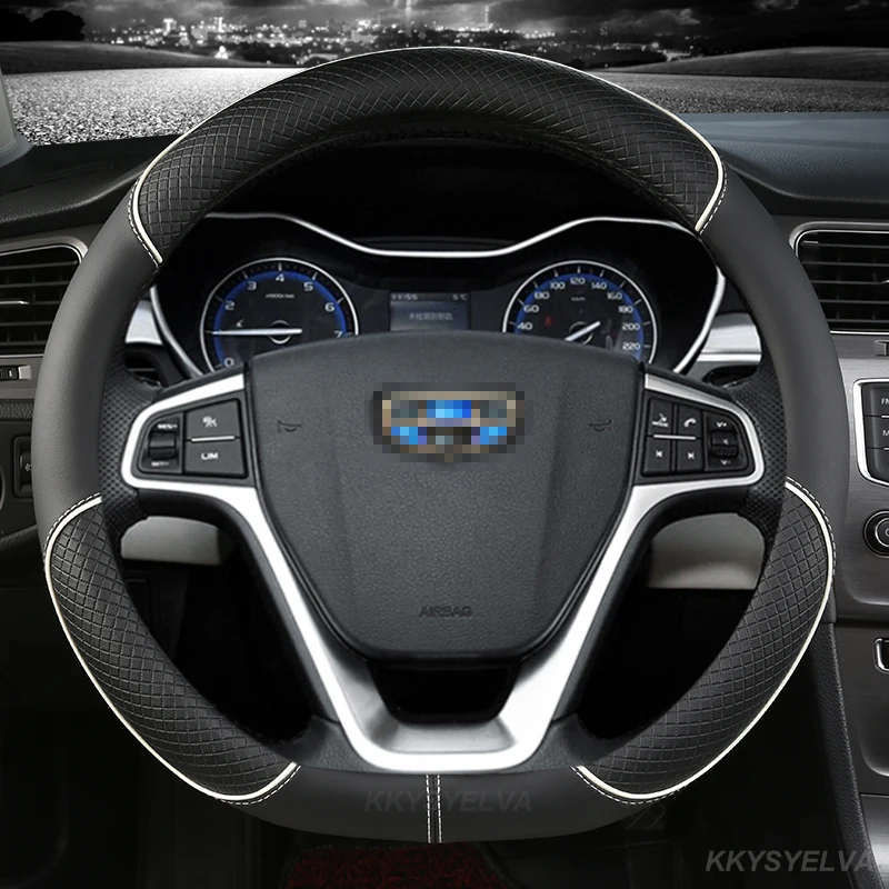 D Typ vozidla na volant Crys Wrap pre Geely Atlas 2016 - 2021 Coolray I 2020 2021 EMGRAND 7 2018 - 2021 EMGRAND GT 2015- 2021