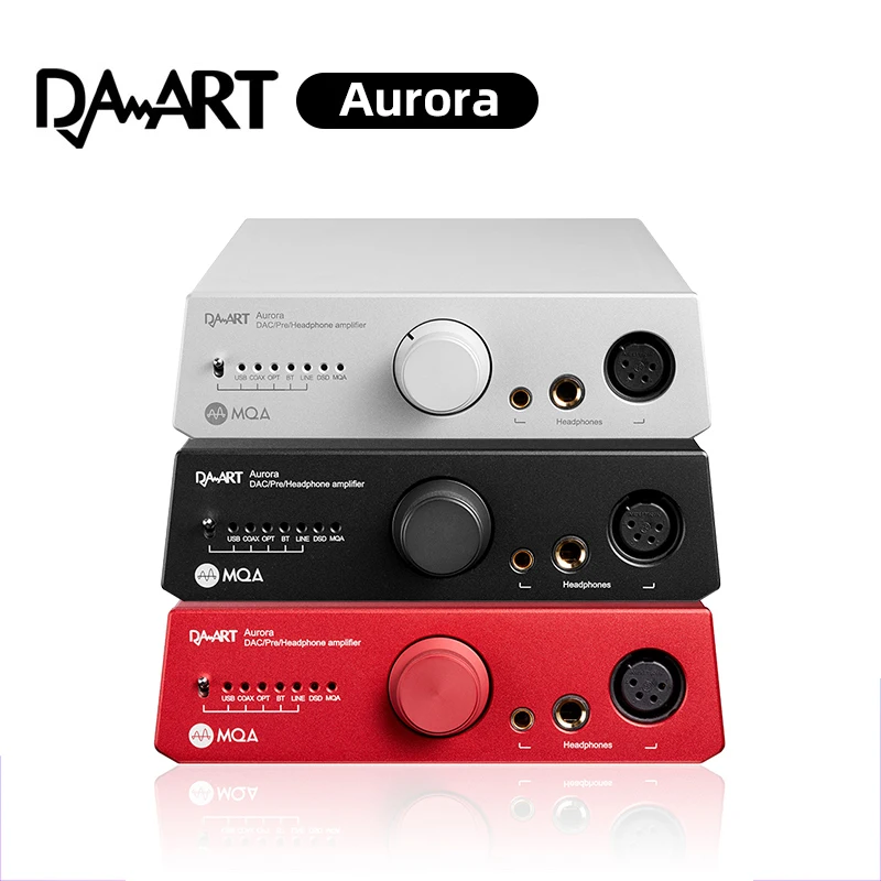 Daart Yulong Aurora MQA Decoder ESS9068AS*2 zosilňovač pre slúchadlá DAC DSD512 32bit/768kHz