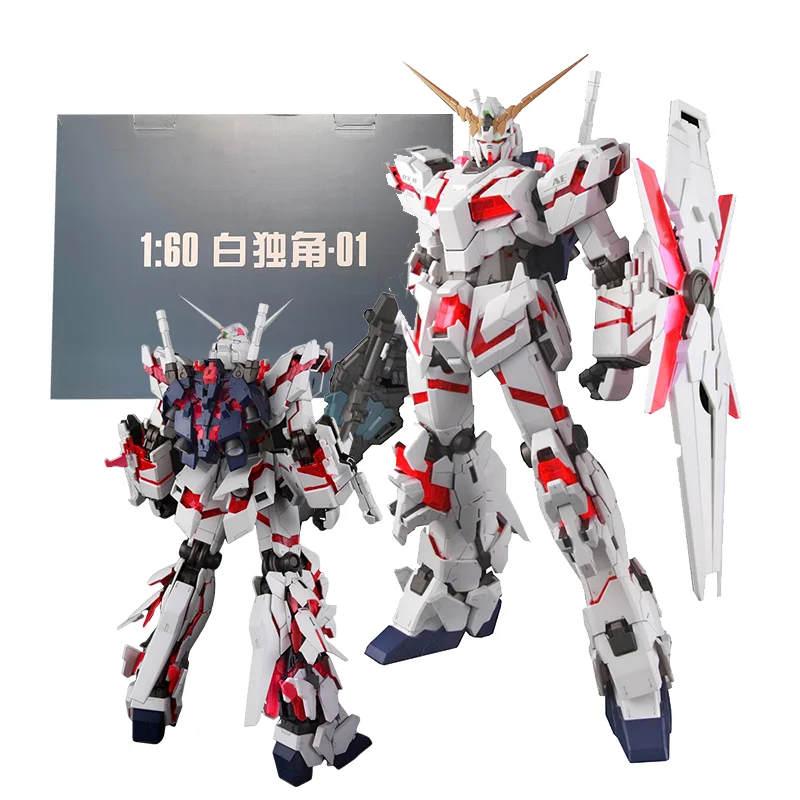 Daban PG 1/60 RX-0 Zostavenie jednorožca Model G Vysoko kvalitné zberateľné anime robotické súpravy Modely figúrky pre deti darček